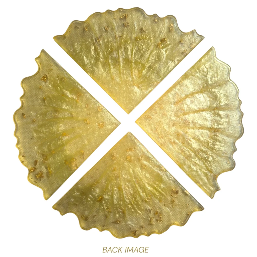 Gold Decorative Coaster 4 pc set
Handmade resin - Picture 2 of 2